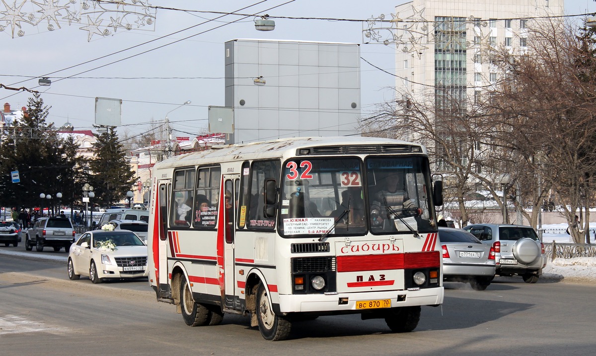 Томская область, ПАЗ-32051-110 № ВС 870 70