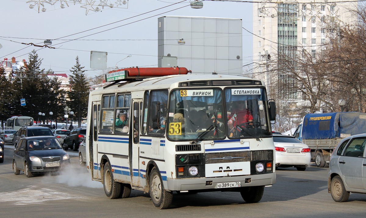 Томская область, ПАЗ-32054 № О 389 СК 70