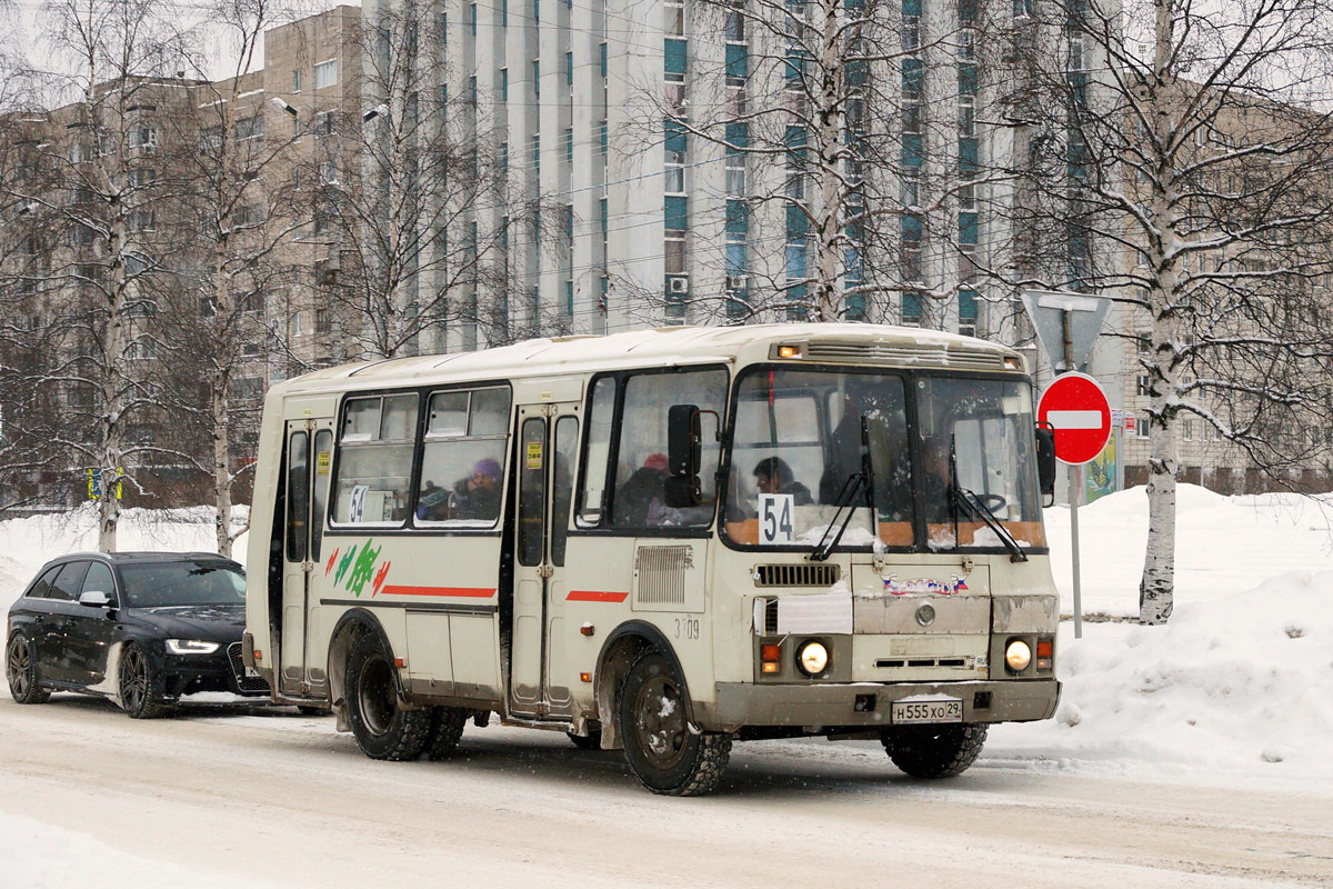 Архангельская область, ПАЗ-32054 № 3709