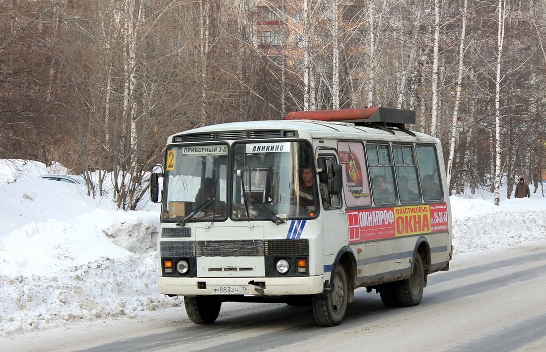 Томская область, ПАЗ-32054 № М 883 ХН 70