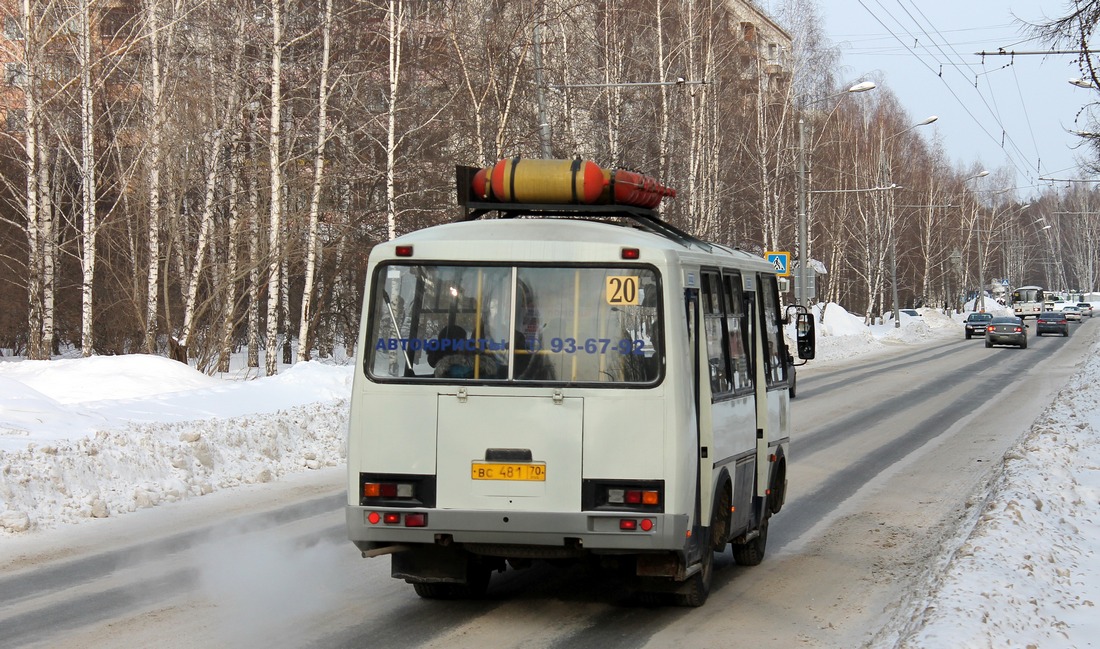 Tomsk region, PAZ-32054 # ВС 481 70