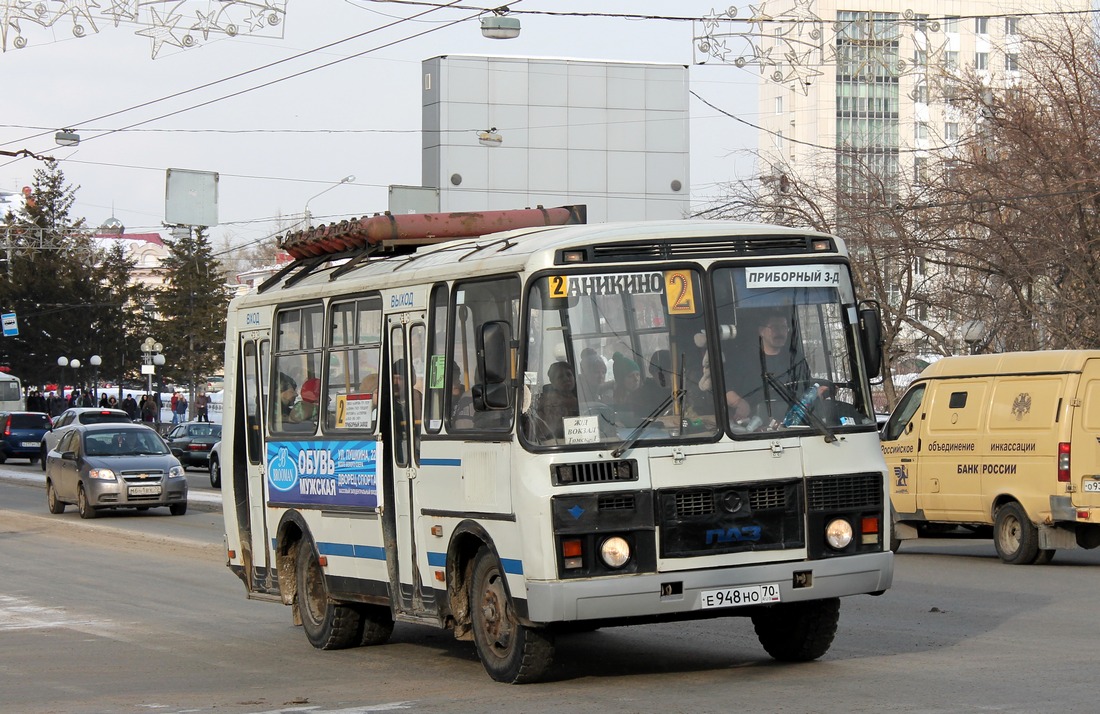 Томская область, ПАЗ-32054 № Е 948 НО 70