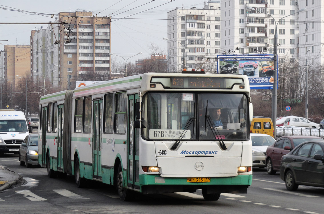 Москва, ЛиАЗ-6212.00 № 15493