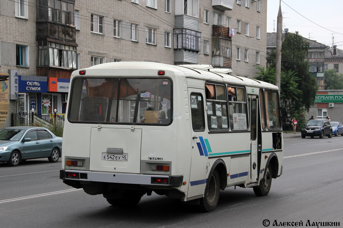 Курганская область, ПАЗ-32053 № Е 542 ЕХ 45