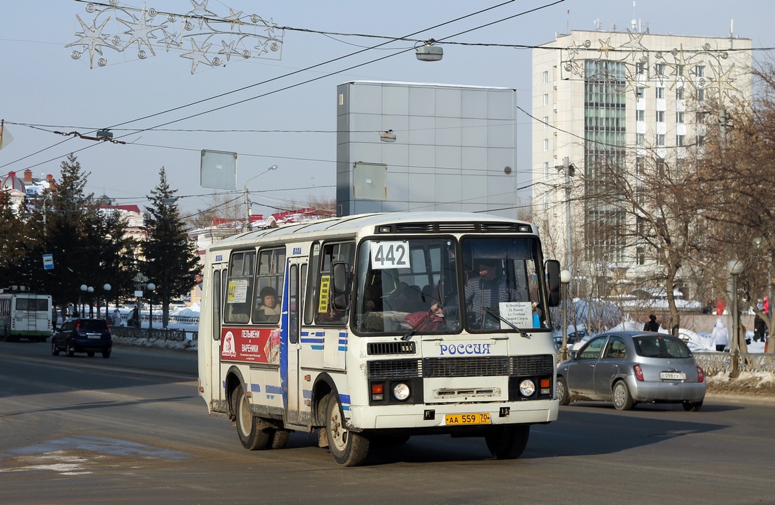 Томская область, ПАЗ-3205-110 № АА 559 70