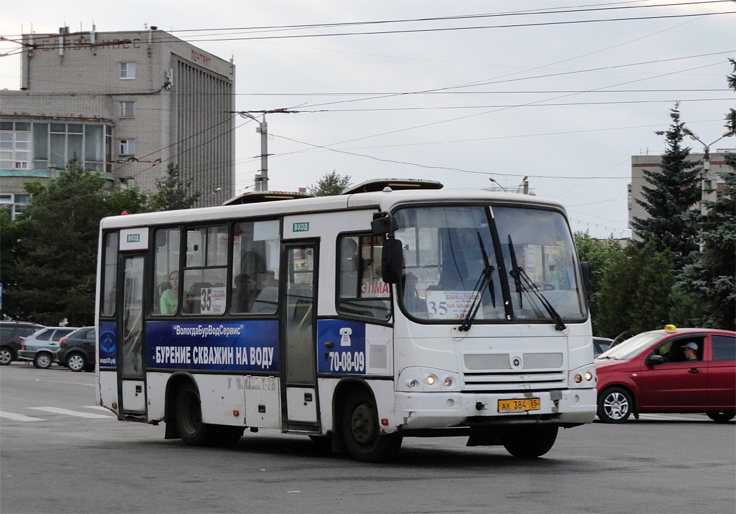 Вологодская область, ПАЗ-320402-03 № АК 384 35