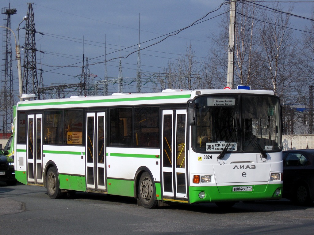 Санкт-Петербург, ЛиАЗ-5293.60 № 3824
