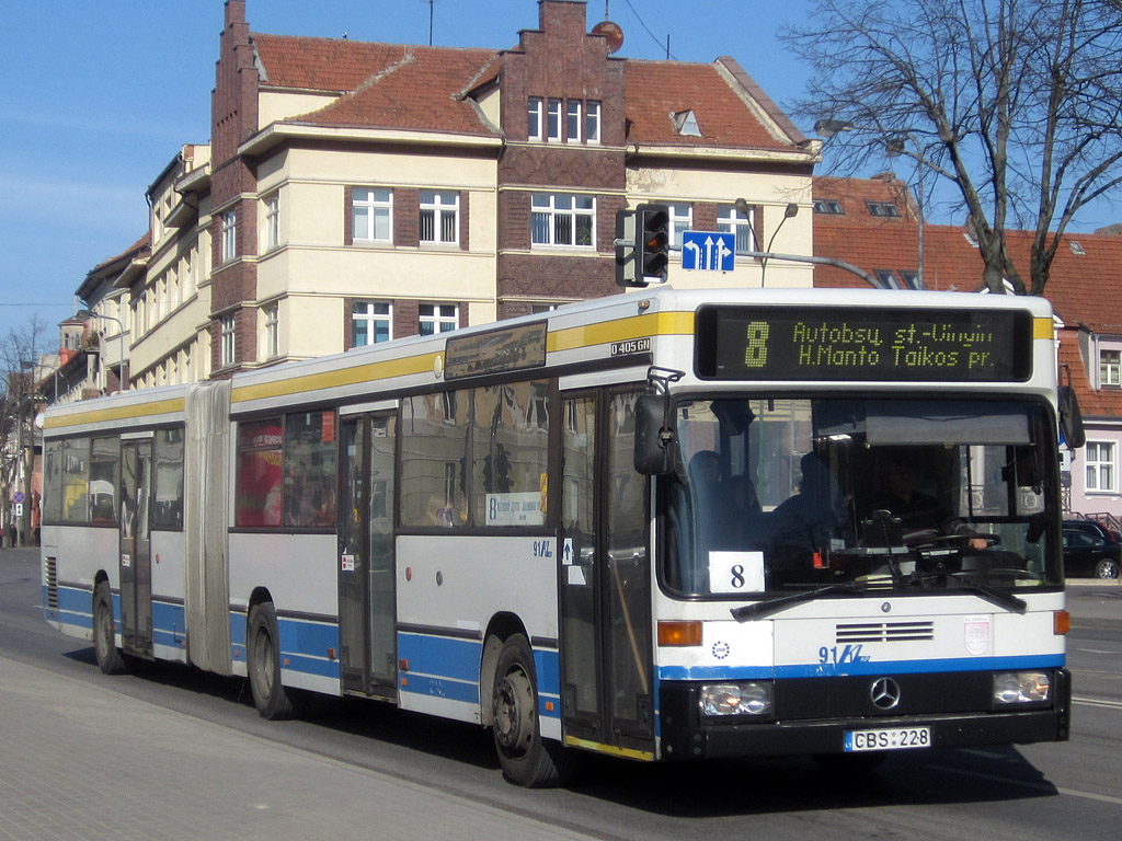 Литва, Mercedes-Benz O405GN № 91