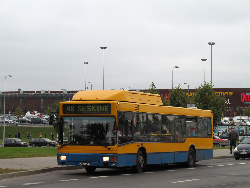 Литва, MAN A15 NL232 CNG № 861