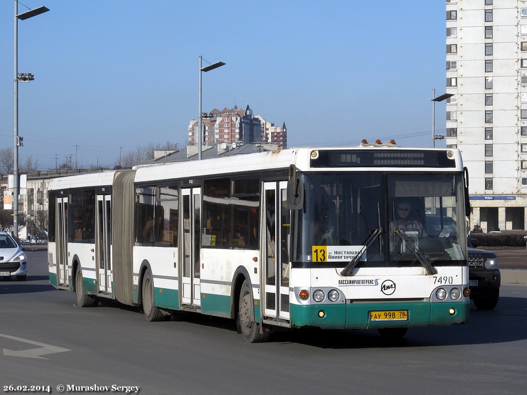 Санкт-Петербург, ЛиАЗ-6213.20 № 7490