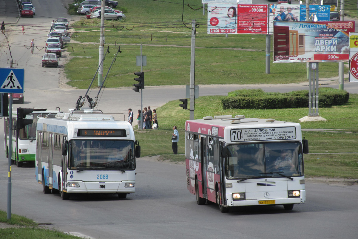 Пензенская область, Mercedes-Benz O405N2 № АУ 733 58; Пензенская область — Разные фотографии