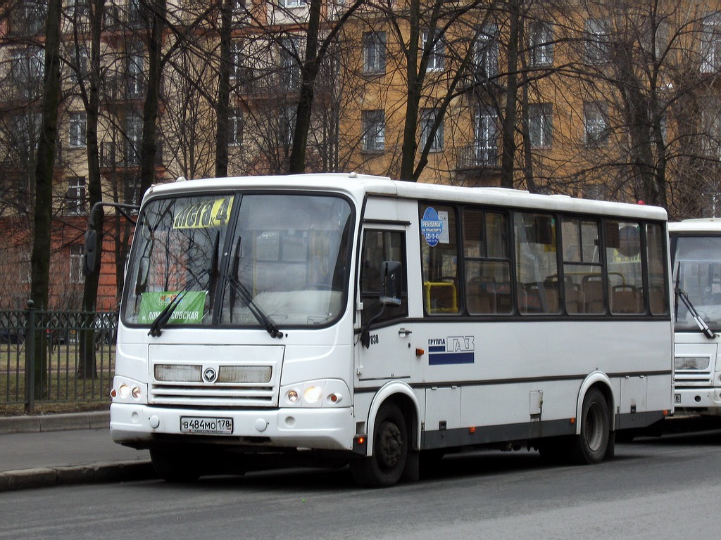 Санкт-Петербург, ПАЗ-320412-05 № 7830