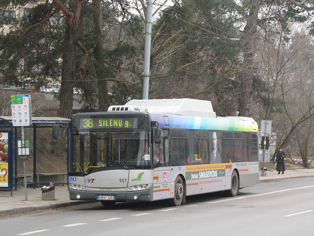 Литва, Solaris Urbino III 12 CNG № 957