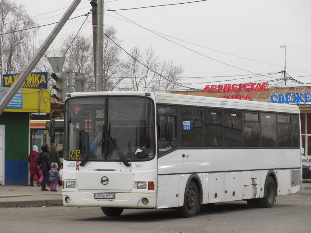 Санкт-Петербург, ЛиАЗ-5256.58 № 3484