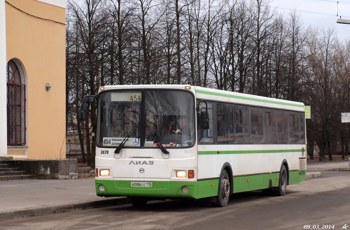 Санкт-Петербург, ЛиАЗ-5293.60 № 3820