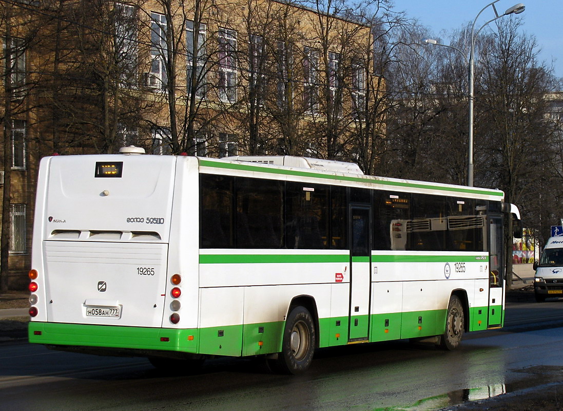 Москва, ГолАЗ-525110-10 "Вояж" № 19265