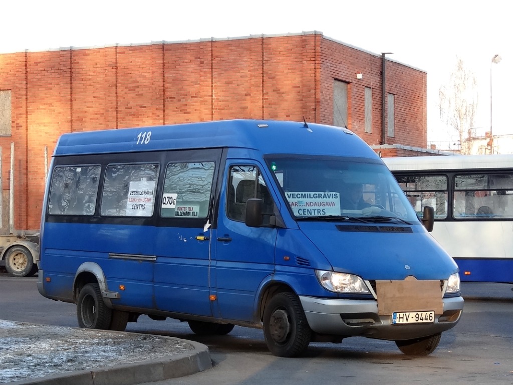 Латвия, Mercedes-Benz Sprinter W904 416CDI № HV-9446