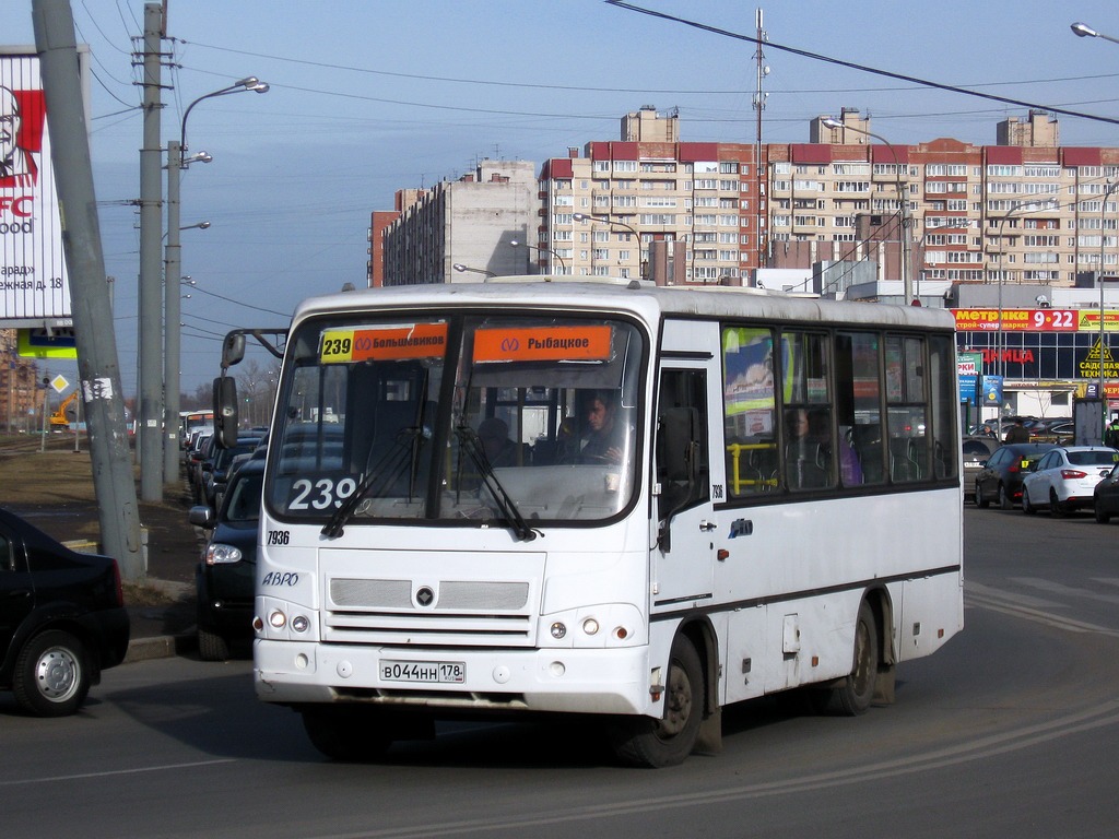 Санкт-Петербург, ПАЗ-320402-05 № 7936