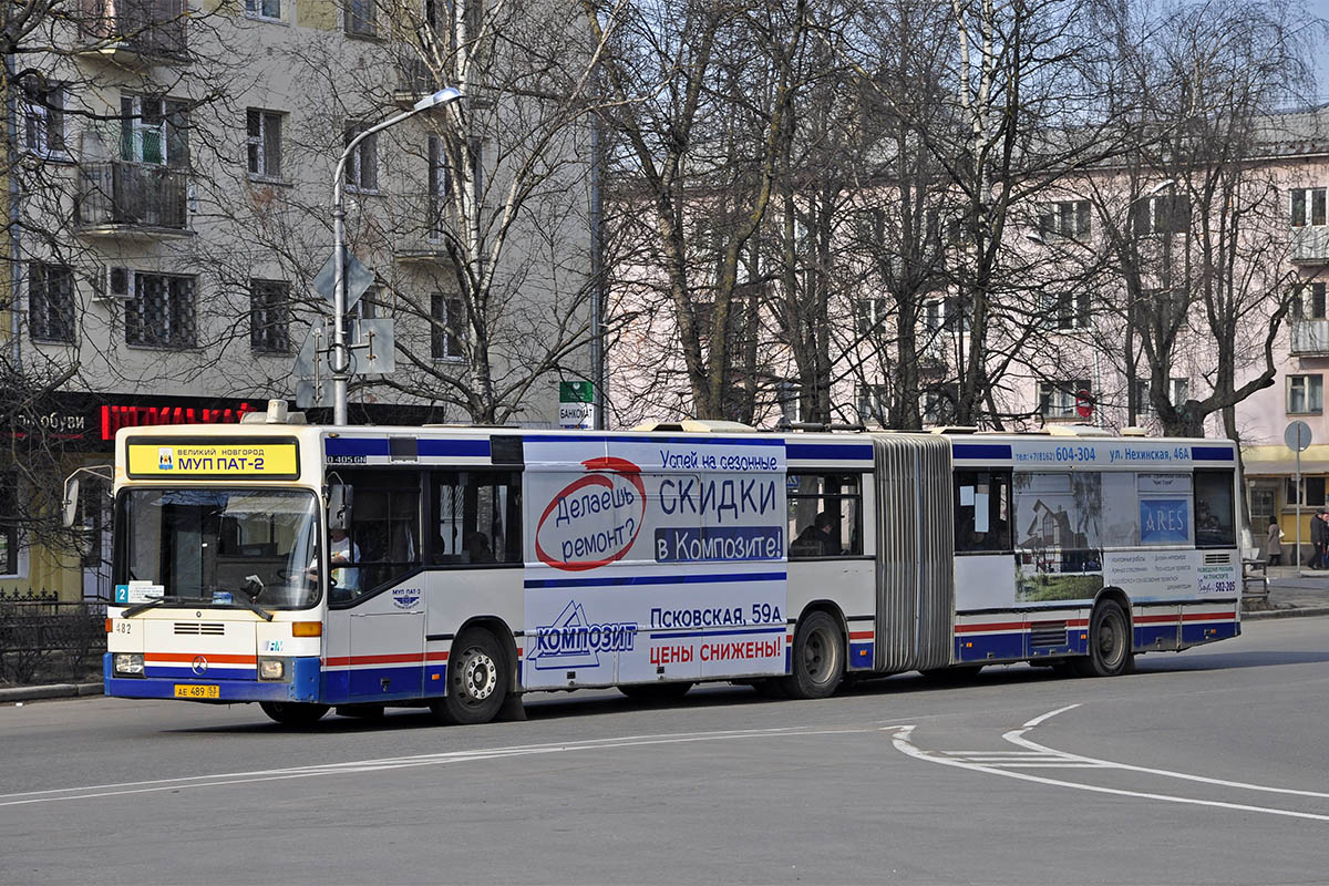 Новгородская область, Mercedes-Benz O405GN № 482