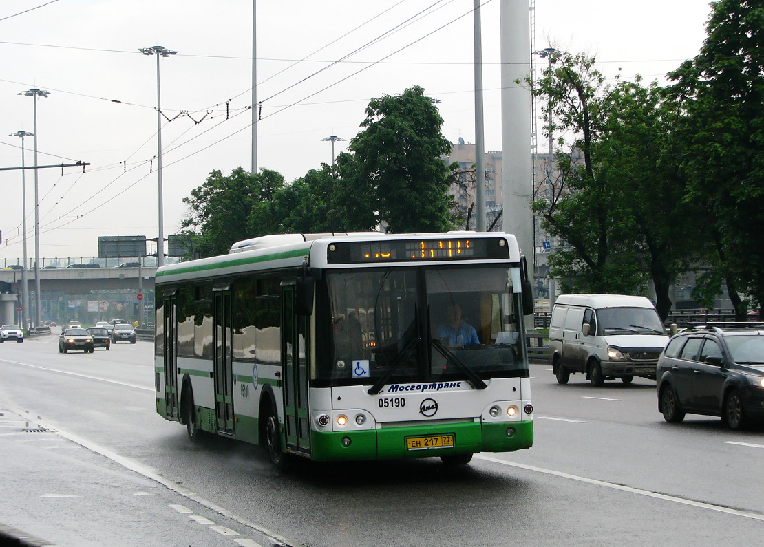 Москва, ЛиАЗ-5292.21 № 05190