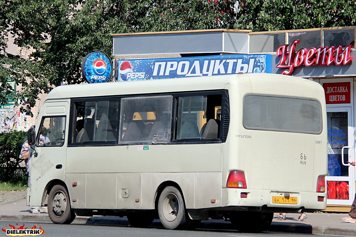 Свердловская область, Hyundai County SWB C08 (РЗГА) № ЕК 171 66