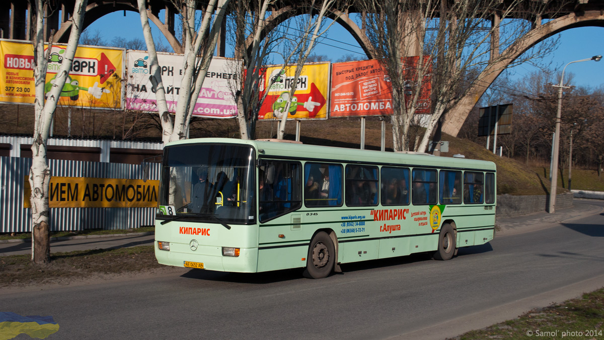 Dnepropetrovsk region, Mercedes-Benz O345 # AE 0652 AB