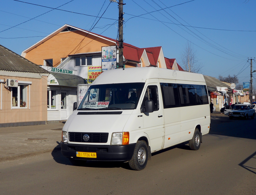 Полтавская область, Volkswagen LT35 № BI 1726 AA