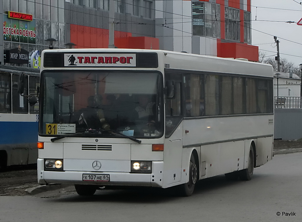 Ростовская область, Mercedes-Benz O407 № Х 107 НЕ 61