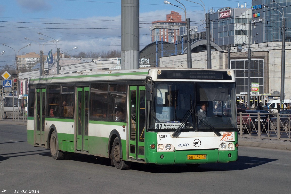 Санкт-Петербург, ЛиАЗ-5292.20 № 3367