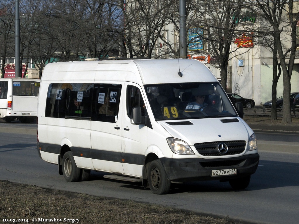 Санкт-Петербург, Луидор-22360C (MB Sprinter) № В 277 ВР 178