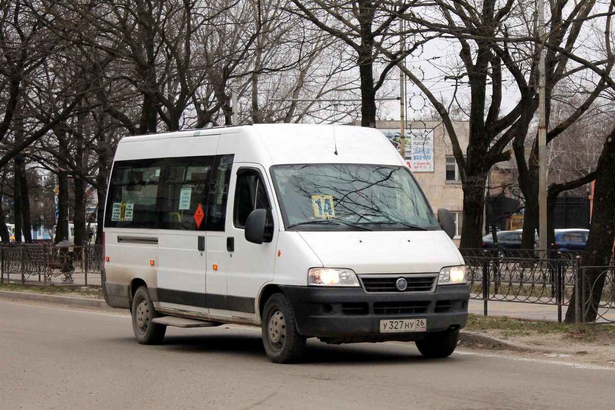 Ставропольский край, FIAT Ducato 244 [RUS] № У 327 НУ 26