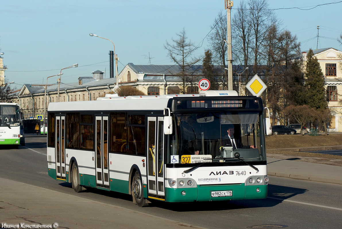 Санкт-Петербург, ЛиАЗ-5292.60 № 7640