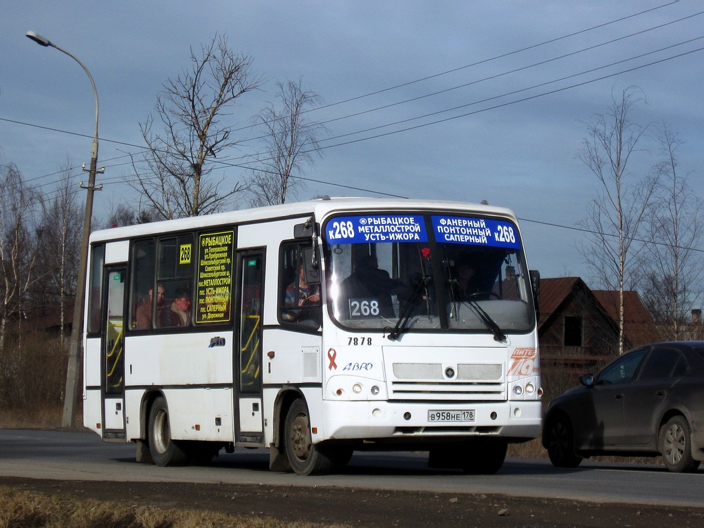 Санкт-Петербург, ПАЗ-320402-05 № 7878