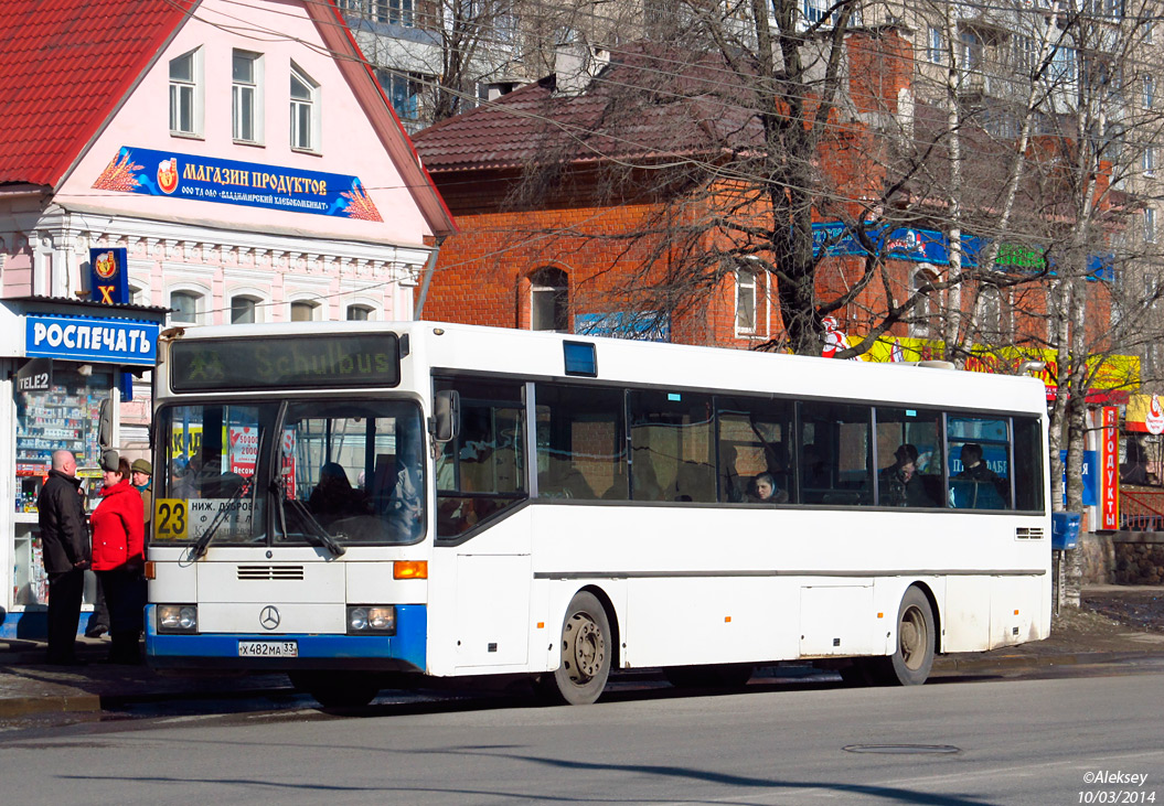 Владимирская область, Mercedes-Benz O405 № Х 482 МА 33