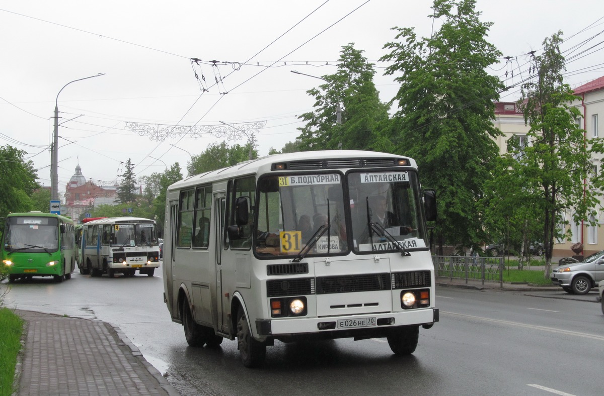 Томская область, ПАЗ-32054 № Е 026 НЕ 70