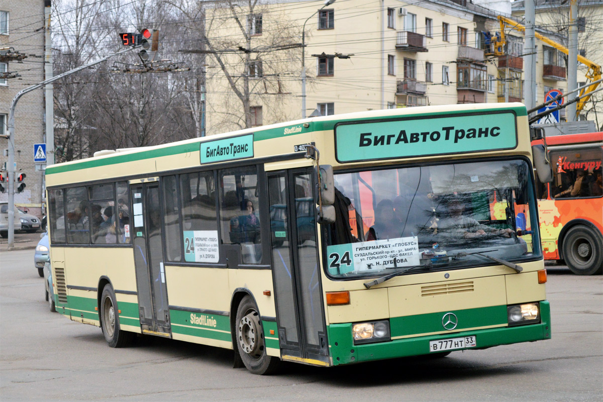 Vladimir region, Mercedes-Benz O405N2 Nr. В 777 НТ 33