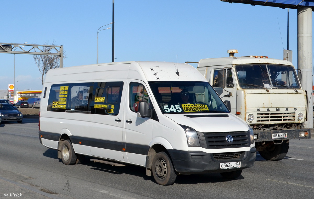 Санкт-Петербург, БТД-2219 (Volkswagen Crafter) № О 562 РС 178