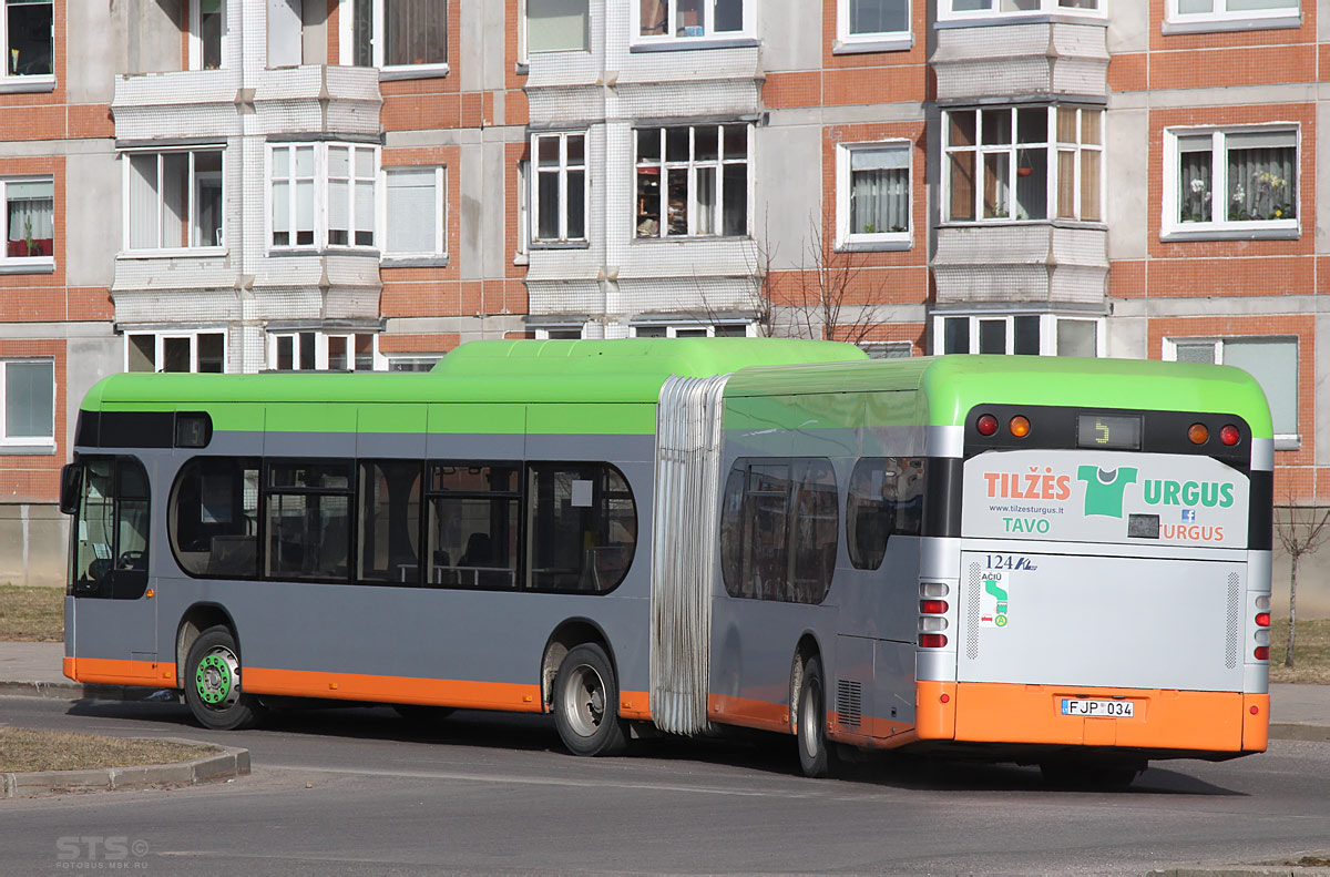 Литва, Mercedes-Benz O530G Irvine Citaro G CNG № 124