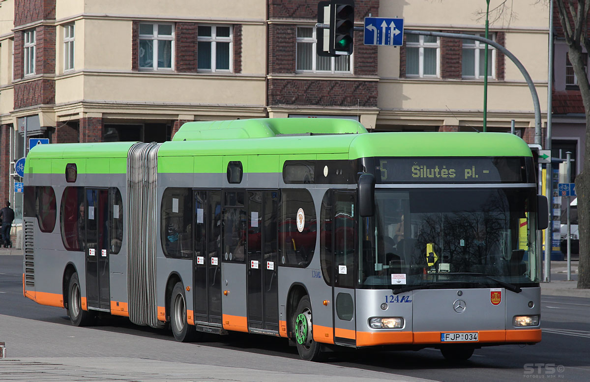 Литва, Mercedes-Benz O530G Irvine Citaro G CNG № 124