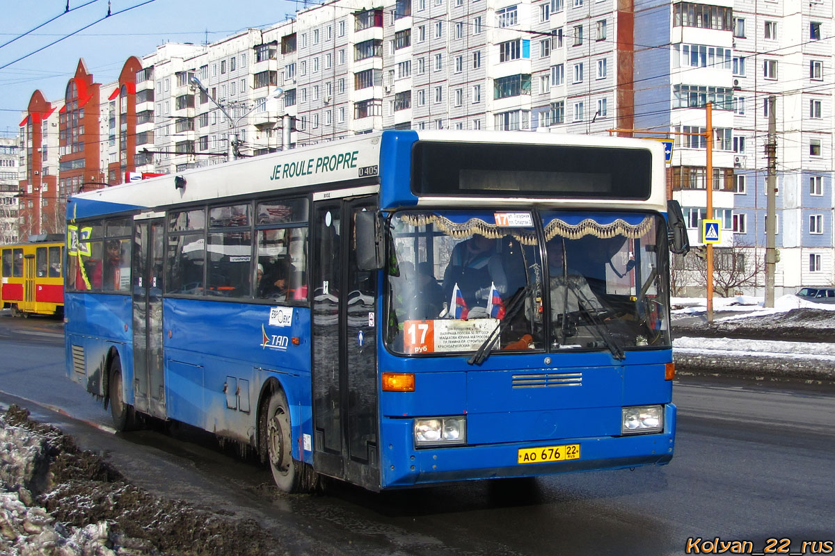 Алтайский край, Mercedes-Benz O405 № АО 676 22