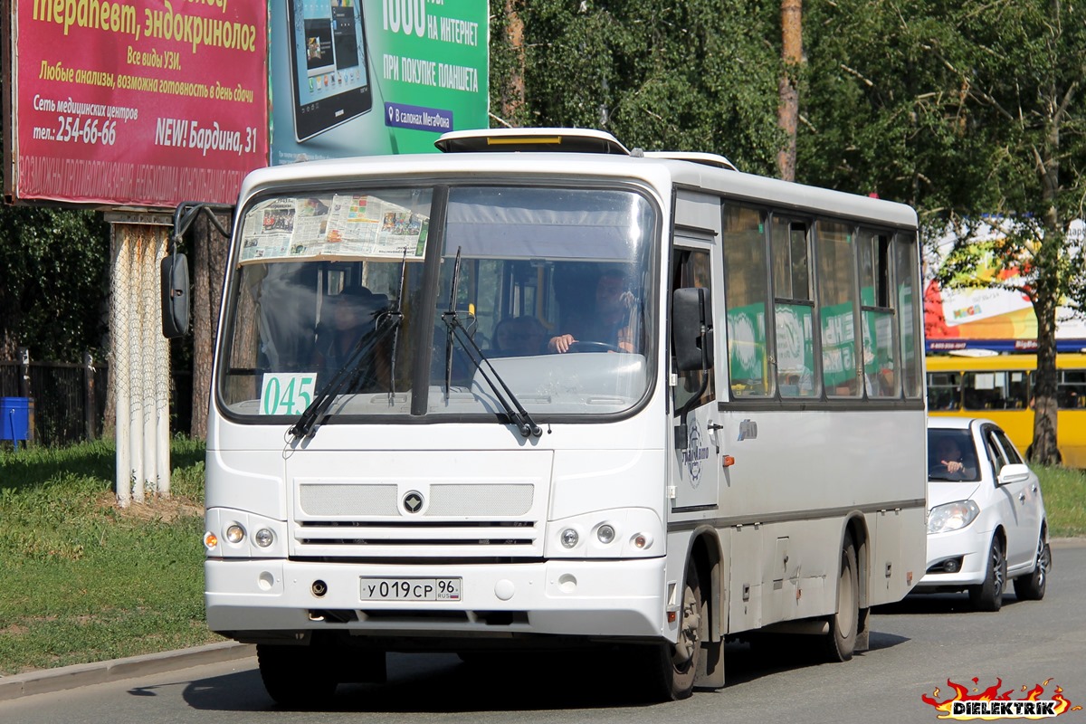 Свердловская область, ПАЗ-320402-05 № У 019 СР 96