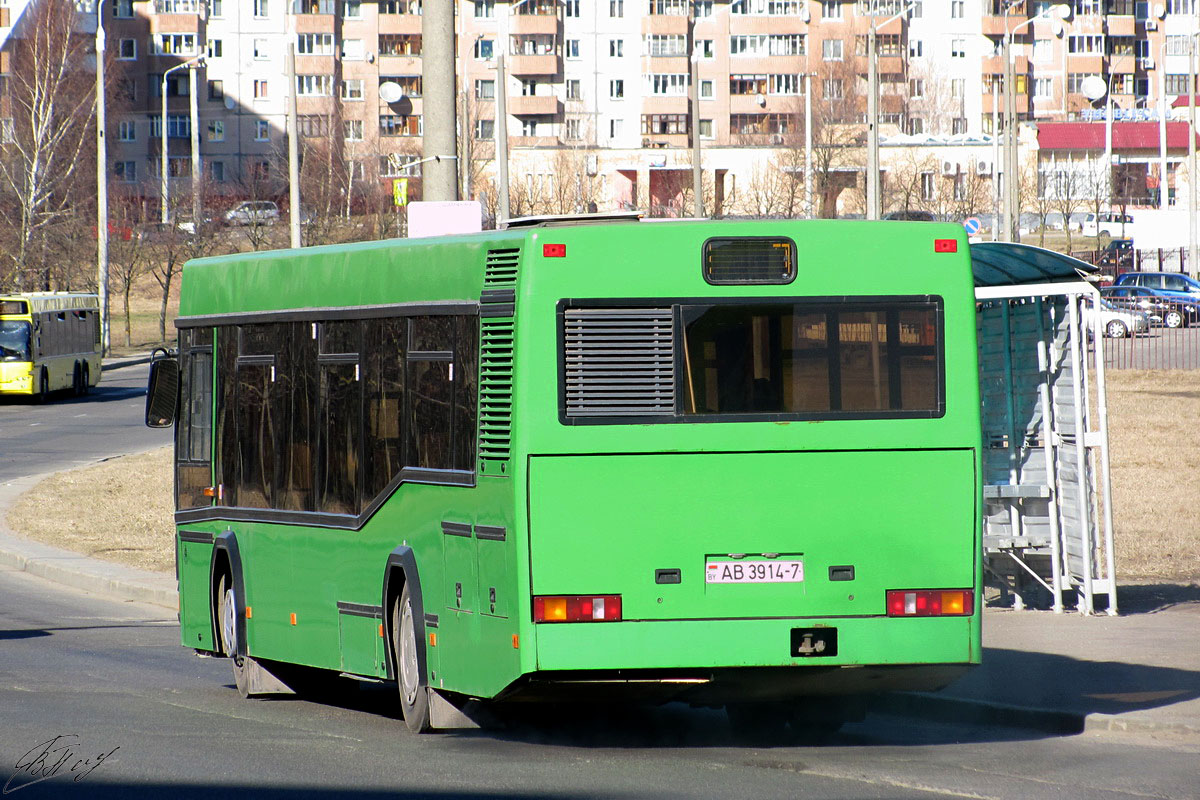 Минск, МАЗ-103.С61 № АВ 3914-7 — Фото — Автобусный транспорт