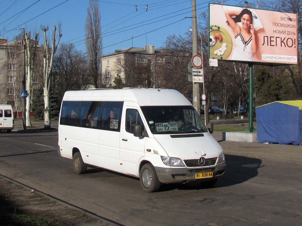 Полтавская область, Mercedes-Benz Sprinter W903 311CDI № BI 3030 AA