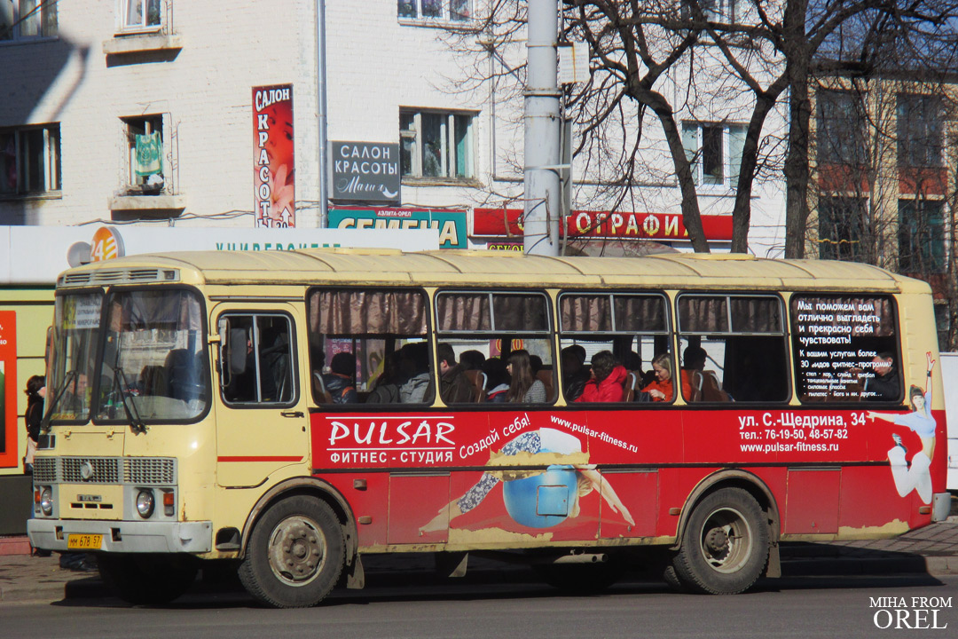 Орловская область, ПАЗ-4234 № ММ 678 57