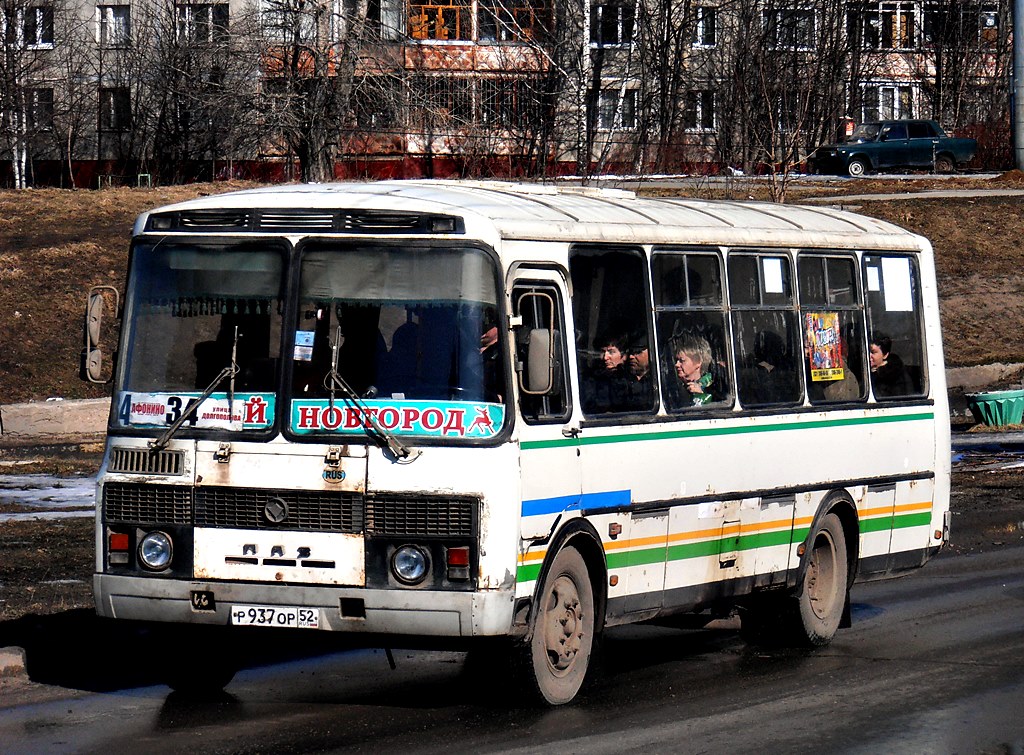 Нижегородская область, ПАЗ-4234 № Р 937 ОР 52