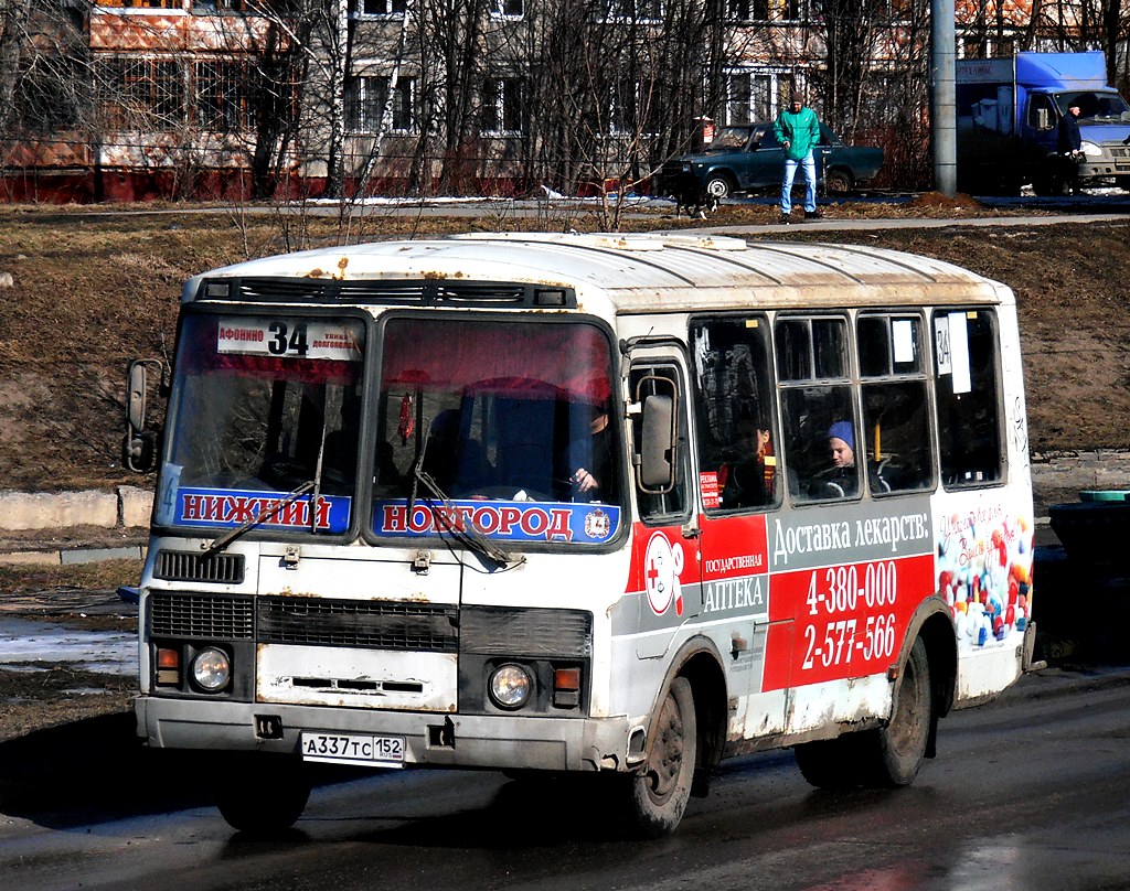 Нижегородская область, ПАЗ-32054 № А 337 ТС 152