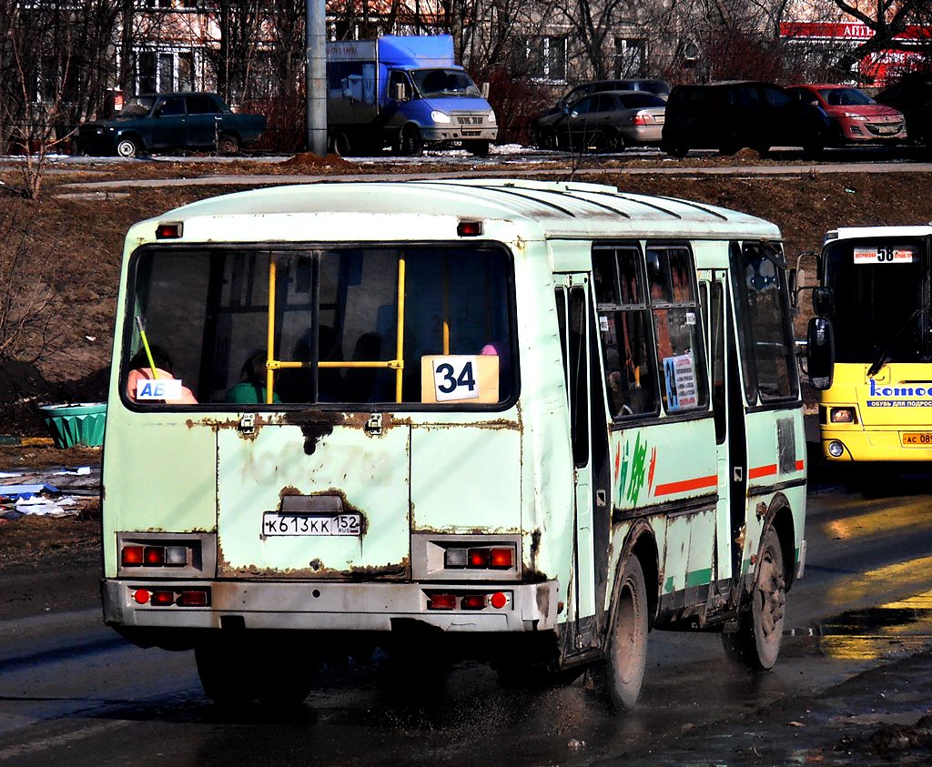 Нижегородская область, ПАЗ-32054 № К 613 КК 152