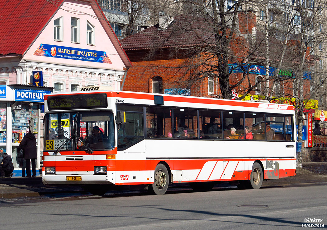 Владимирская область, Mercedes-Benz O405 № ВТ 908 33