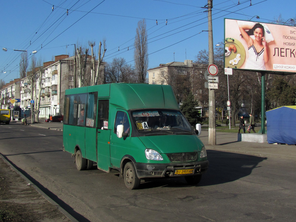 Полтавская область, Рута СПВ А048.2 № BI 2951 AA