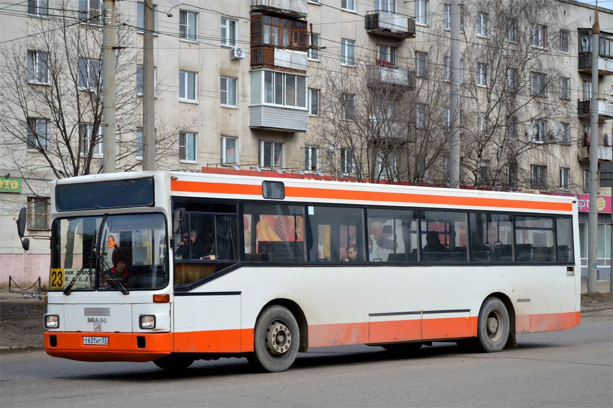 Владимирская область, MAN 791 SL202 № Т 631 НТ 33